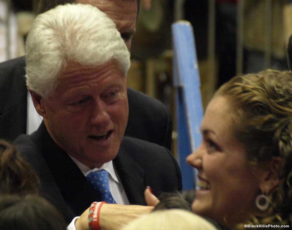 Bill Clinton and woman